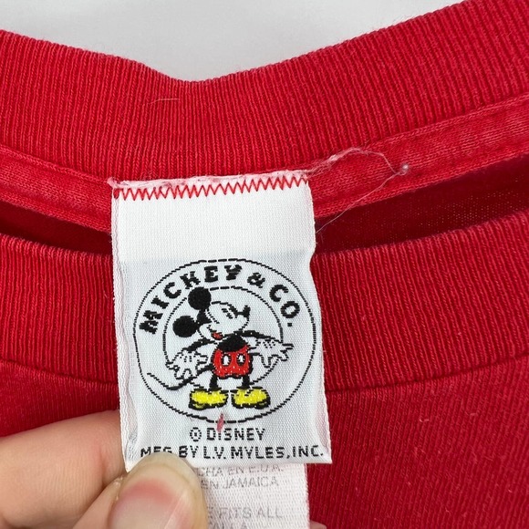 Vintage Disney Mickey Mouse CO 90's Y2K Extra Long Sleep Tee One Size S-XL - Picture 3 of 11